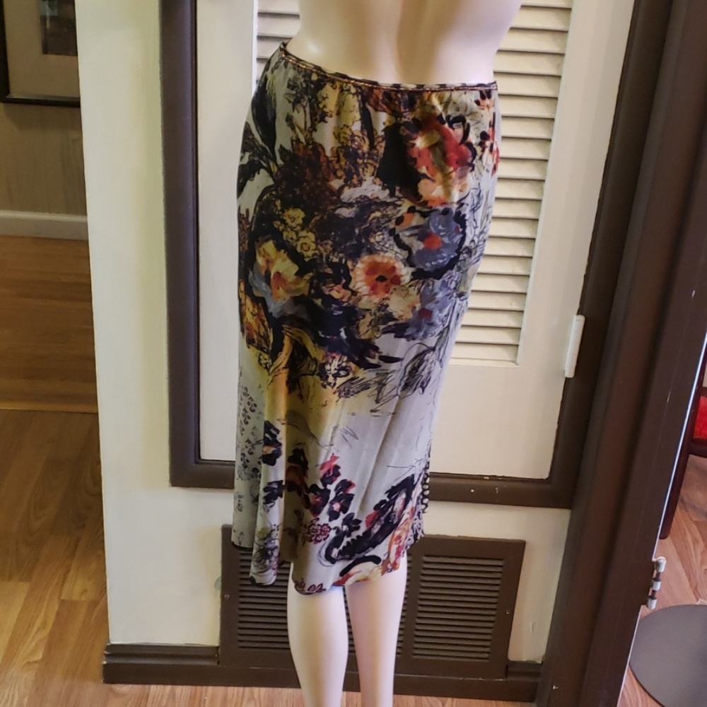 Fuzzi Print Elasticized Stretch Skirt - image 4